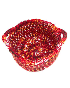 "Reds: Crocheted Basket" by Mary Rhodes