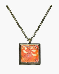 "Glass and Metal Necklace" by Shandra Hunt