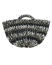 Load image into Gallery viewer, &quot;Black/Grey/White Crocheted Basket&quot; by Mary Rhodes
