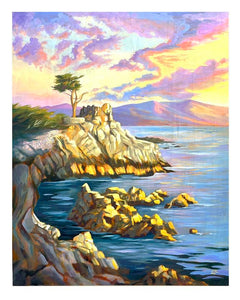 "Lone Cypress" by Leah Rose