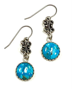 "Turquoise Earrings" by Paulette Souza