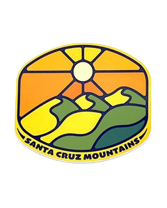 "Santa Cruz Mountains Sticker" by Erik Waage