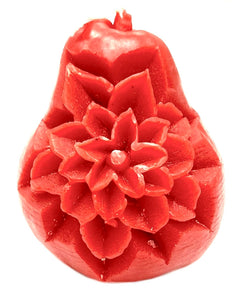 "Pear" Carved/Molded Beeswax Candle by Petcharee Tamawong