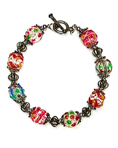 "Glass Beads Bracelet" by Elaine Kennedy