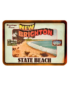 "New Brighton Beach Vintage Sign" by Jay Topping